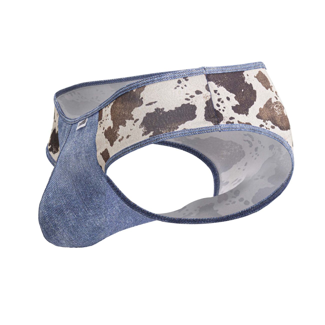 CandyMan 99900 Cowboy Mens Denim Animal Print Briefs