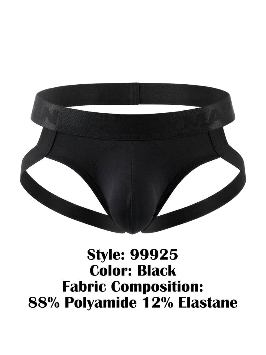CandyMan 99925 Mens Sleek & Sexy Jockstrap Black