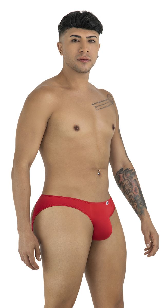 CandyMan 99929 Mens Minimal Front Sexy Jockstrap Red