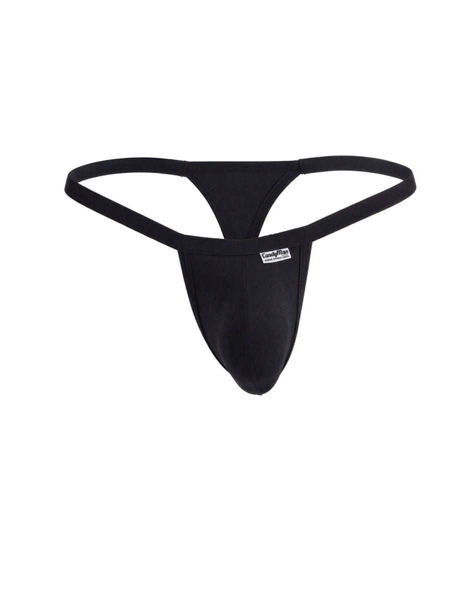 CandyMan 99948 Mens Minimalism Sleek & Modern Thong Black