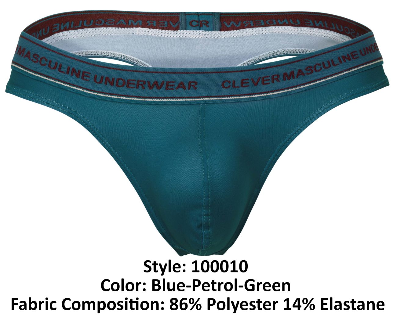 Clever 100010 3 Pack Set Mens Australian Latin Thongs Blue-Petrol-Green