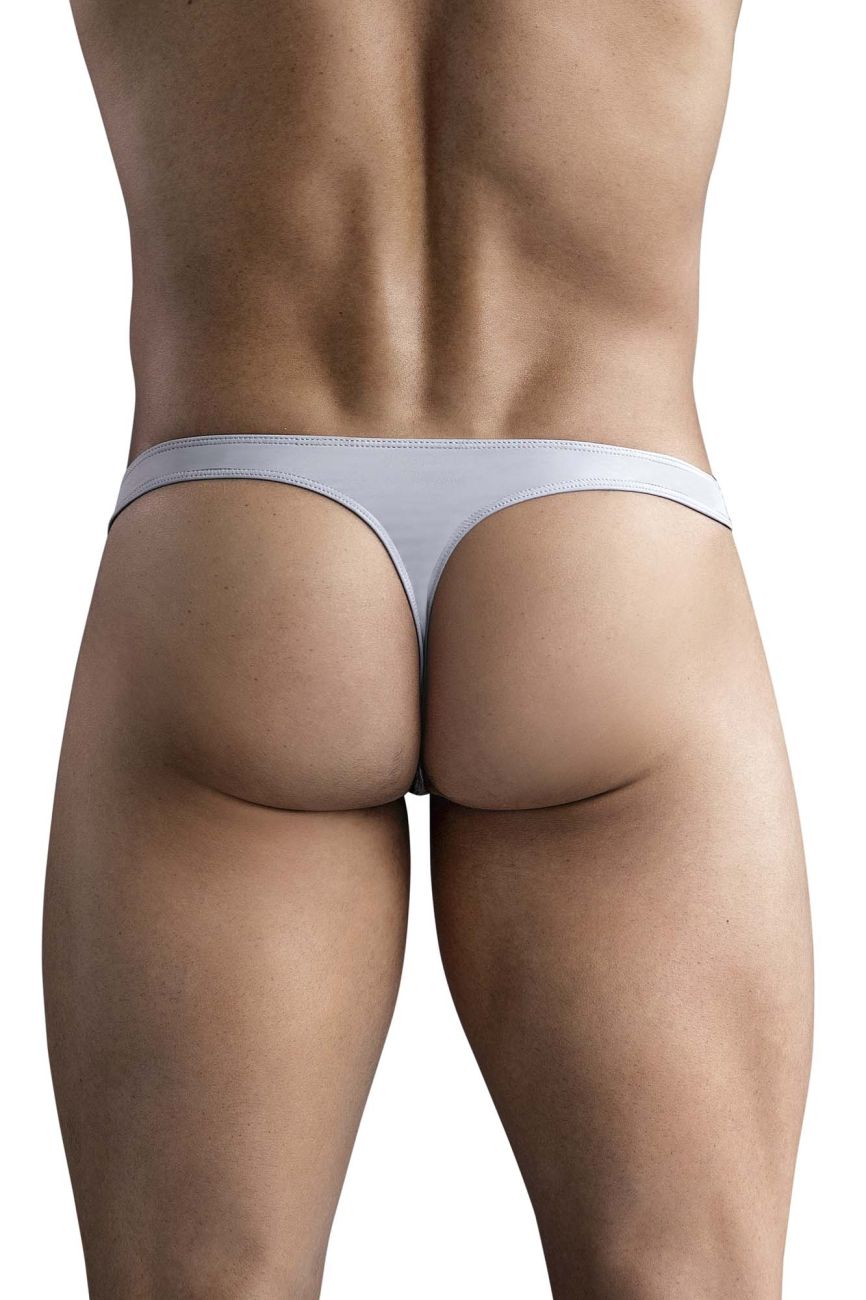 Clever 1745 Optimo Mens Sleek Soft Thong Gray