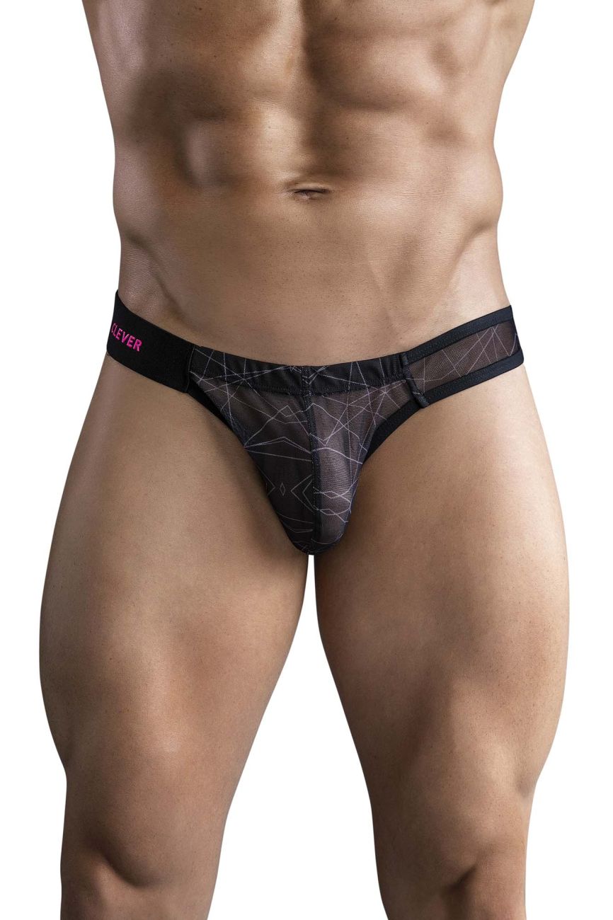 Clever 1747 Geometric Bikini Black