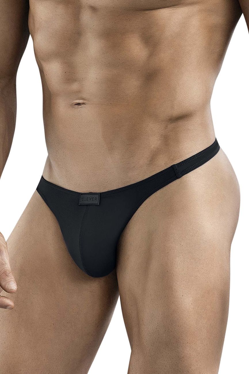 Clever 1830 Desirable Mens Barley There Thongs Black