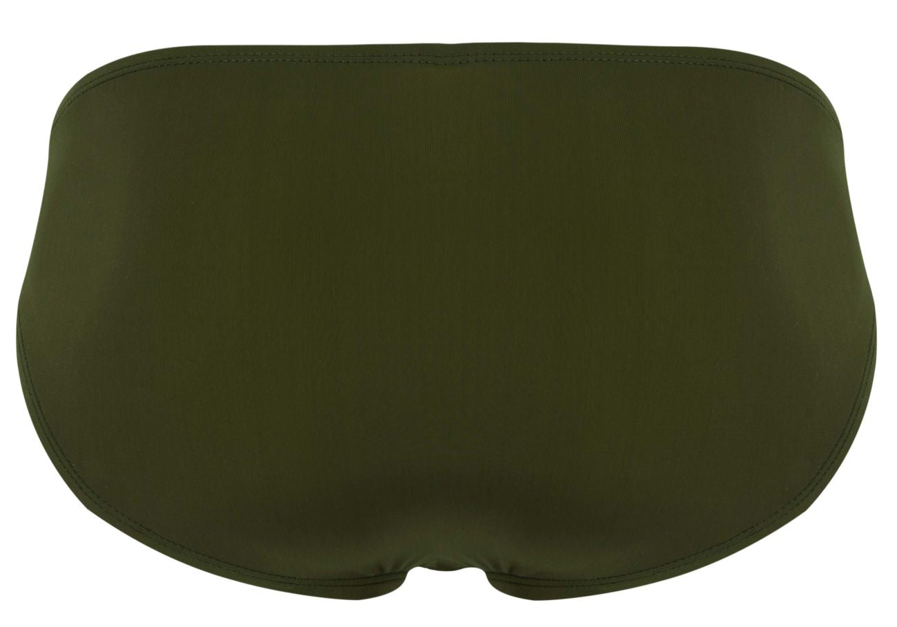 Clever 1843 Buenavista Mens Sleek Modern Bikini Briefs Green