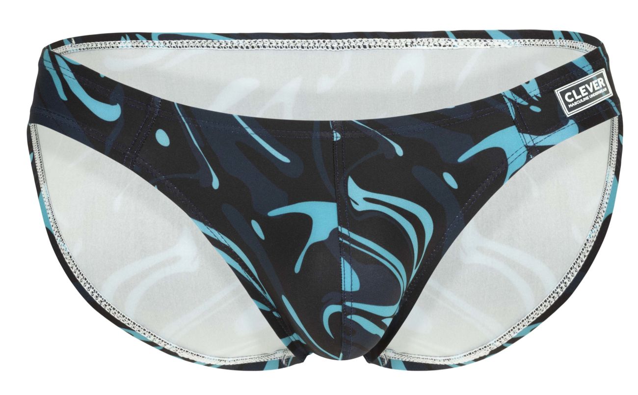 Clever 1861 Mens Grosh High Cut Bikini Brief Dark Blue