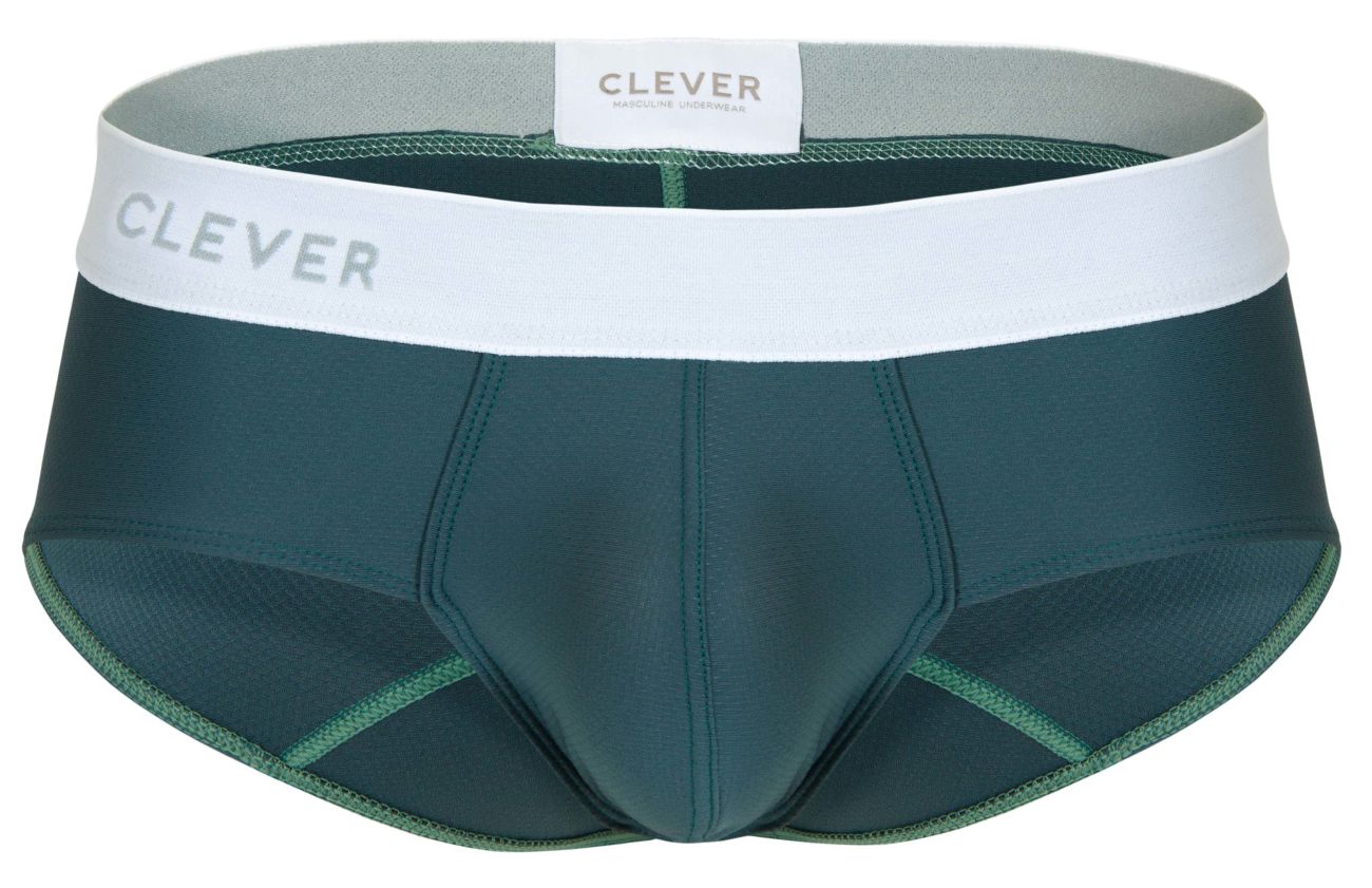 Clever 1863 Male Lecler Modern Comfort Briefs Green