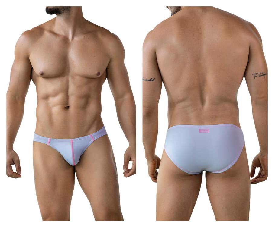 Clever 2005 Raices Mens Sleek Minimal Cut Briefs Light Blue