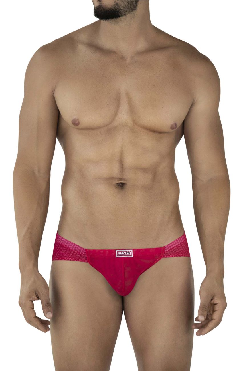Clever 2016 Mosaico Mens Light Weight Breathable Briefs Red