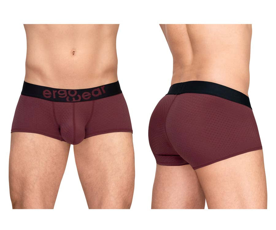 ErgoWear EW1795 MAX FLOW Mens Sleek Trunks Burgundy