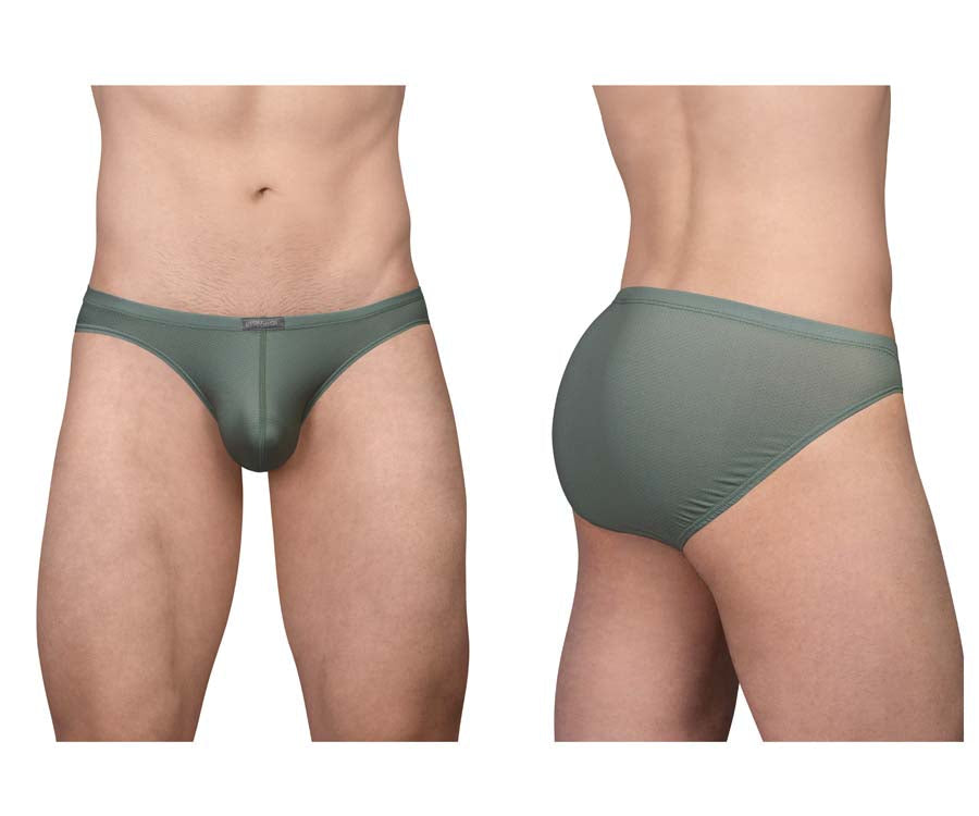 ErgoWear EW1802 X4D SE Mens Ultra Light Bikini Brief Olive Green