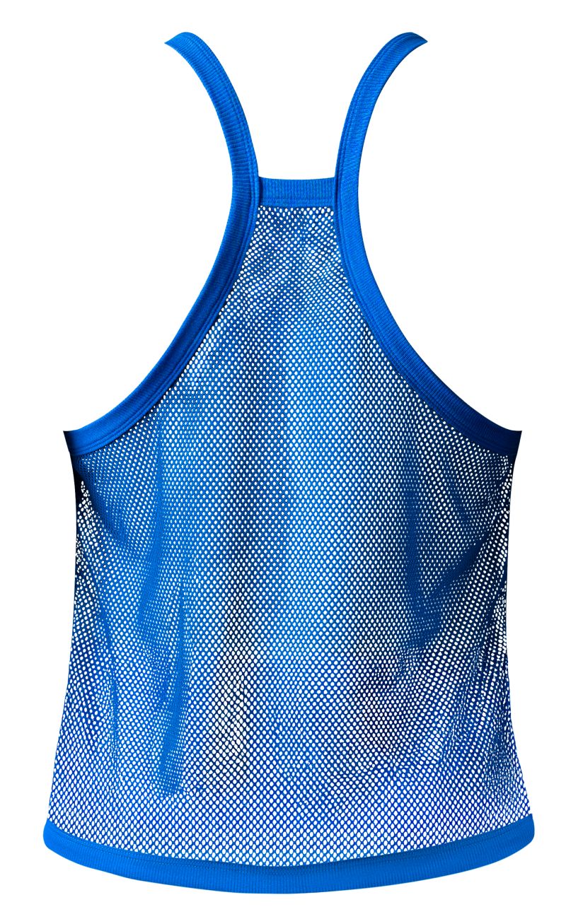 Male Power 110-11C Mens Sexy Stretch Fishnet Tank Top Royal