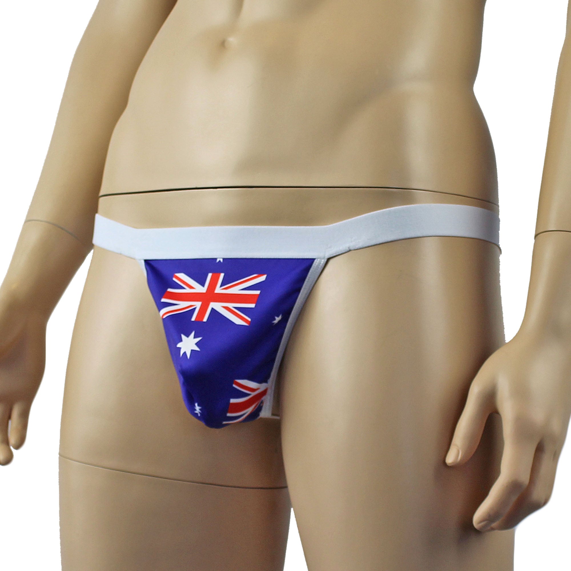 Australian Flag Aussie Day Mens Underwear Pouch G string Thong