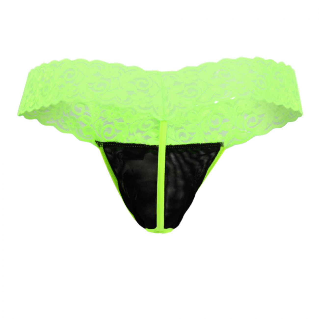 CandyMan 99370 Thongs Green and Black
