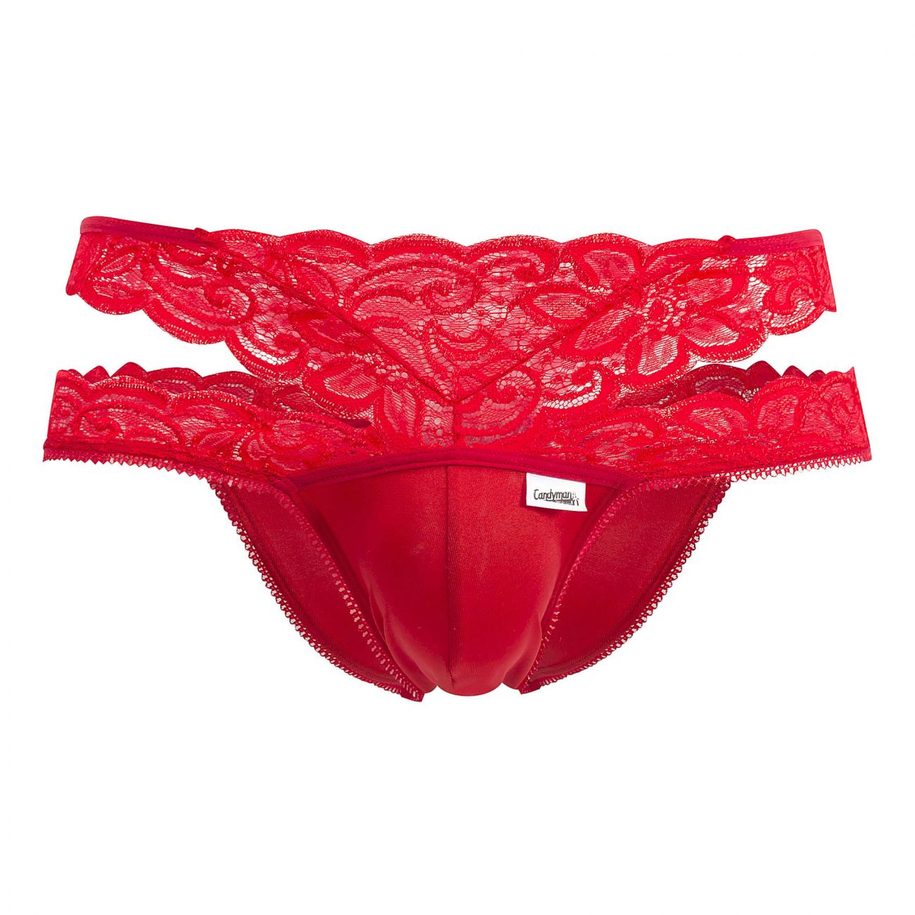 CandyMan 99487 Lace Double Bikini Red