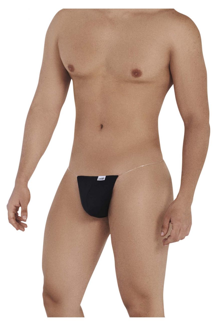 CandyMan 99548 Invisible Micro Thongs Black