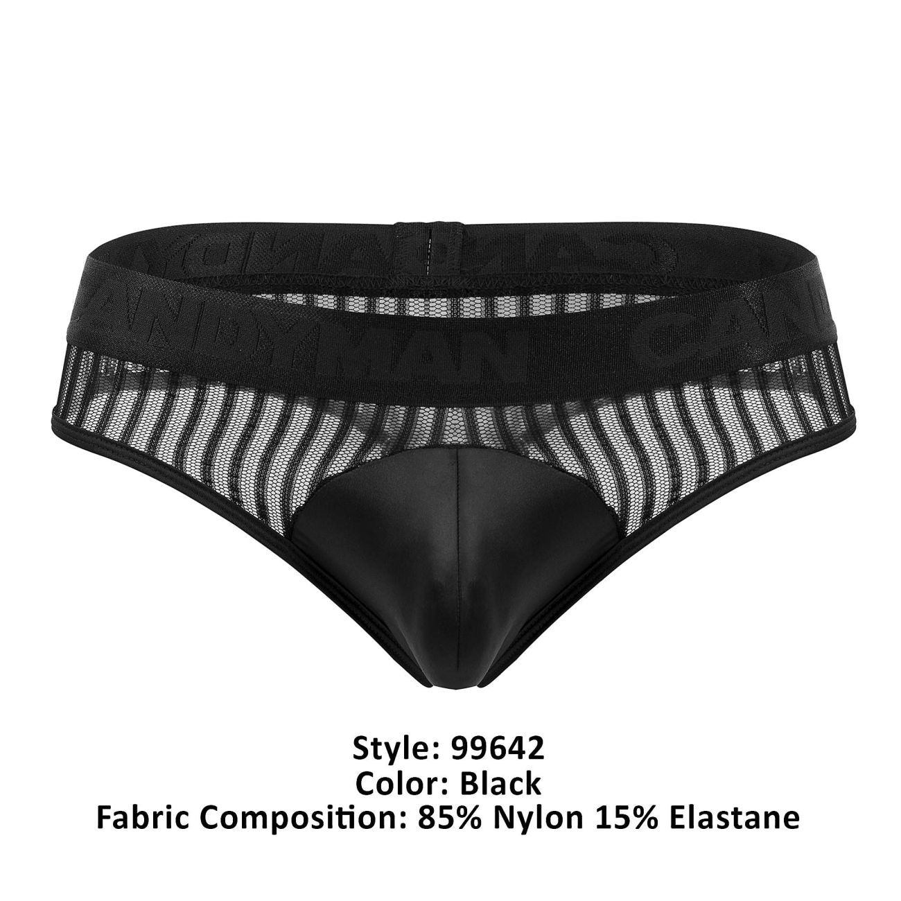 Candyman 99647 Lace Thongs Black –  - Men's