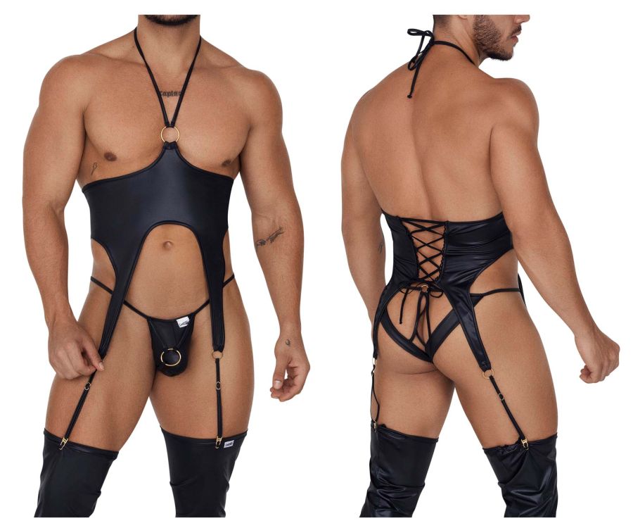 CandyMan 99656 Sexy Harness Jock Black