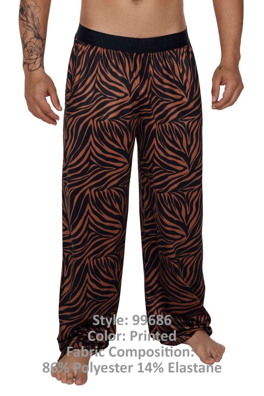 CandyMan 99686 Lounge Pajama Pants Black