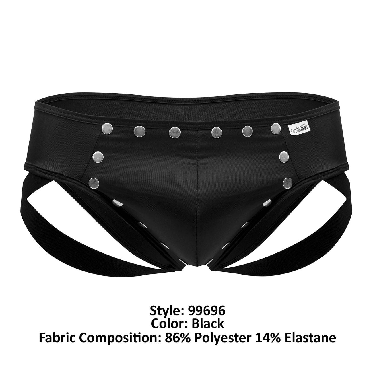 CandyMan 99696 Jock Briefs Black