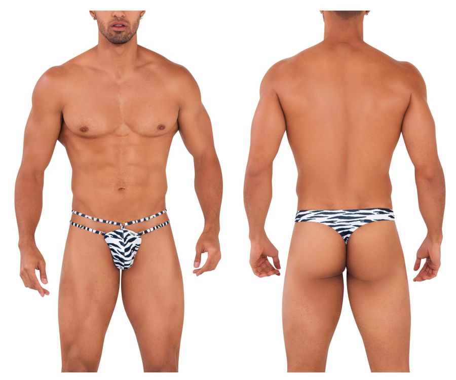 CandyMan 99712 Safari Thongs Zebra Print