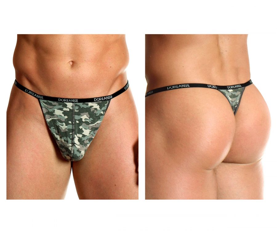 Doreanse 1312-PRN Camouflage Thong