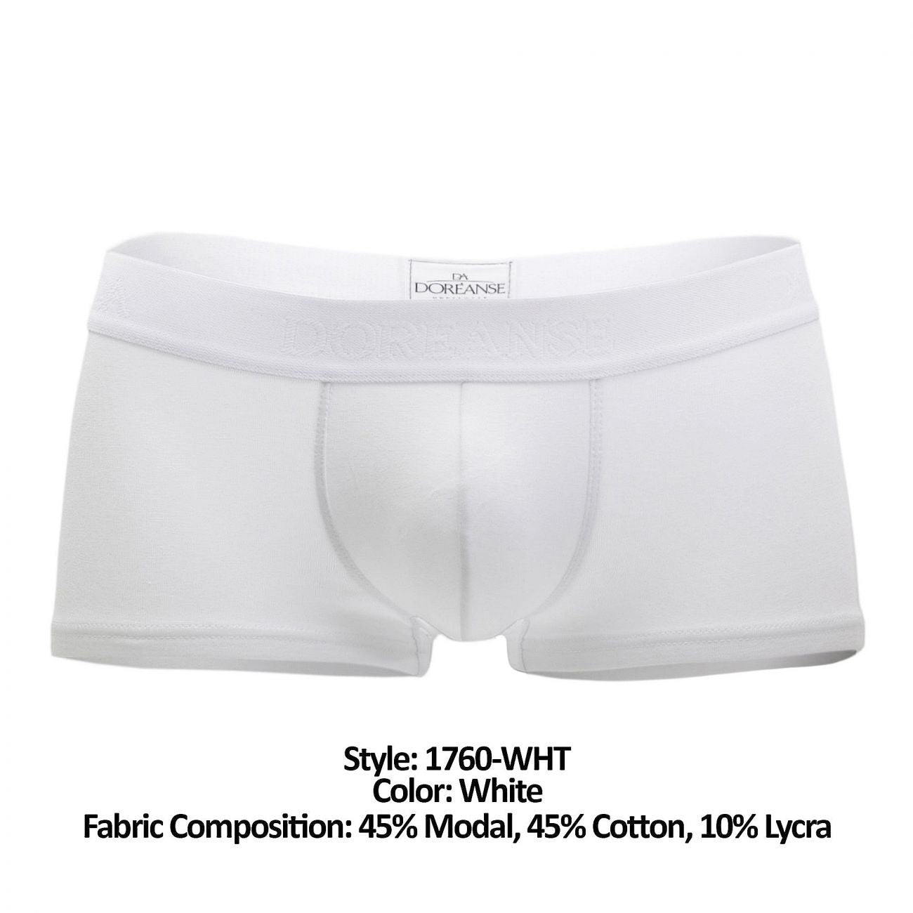 Doreanse 1760-WHT Low-rise Trunk