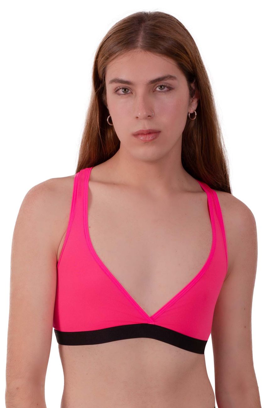 PLURAL PL003 Non-binary Underwear Bra Top Pink