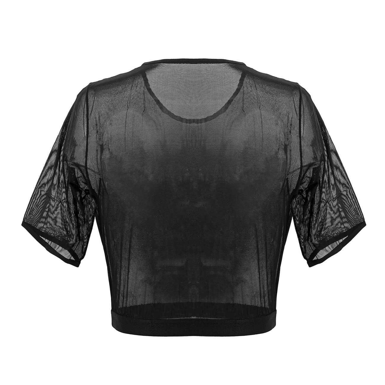 PLURAL PL009 Non-binary Underwear Crop Top Black