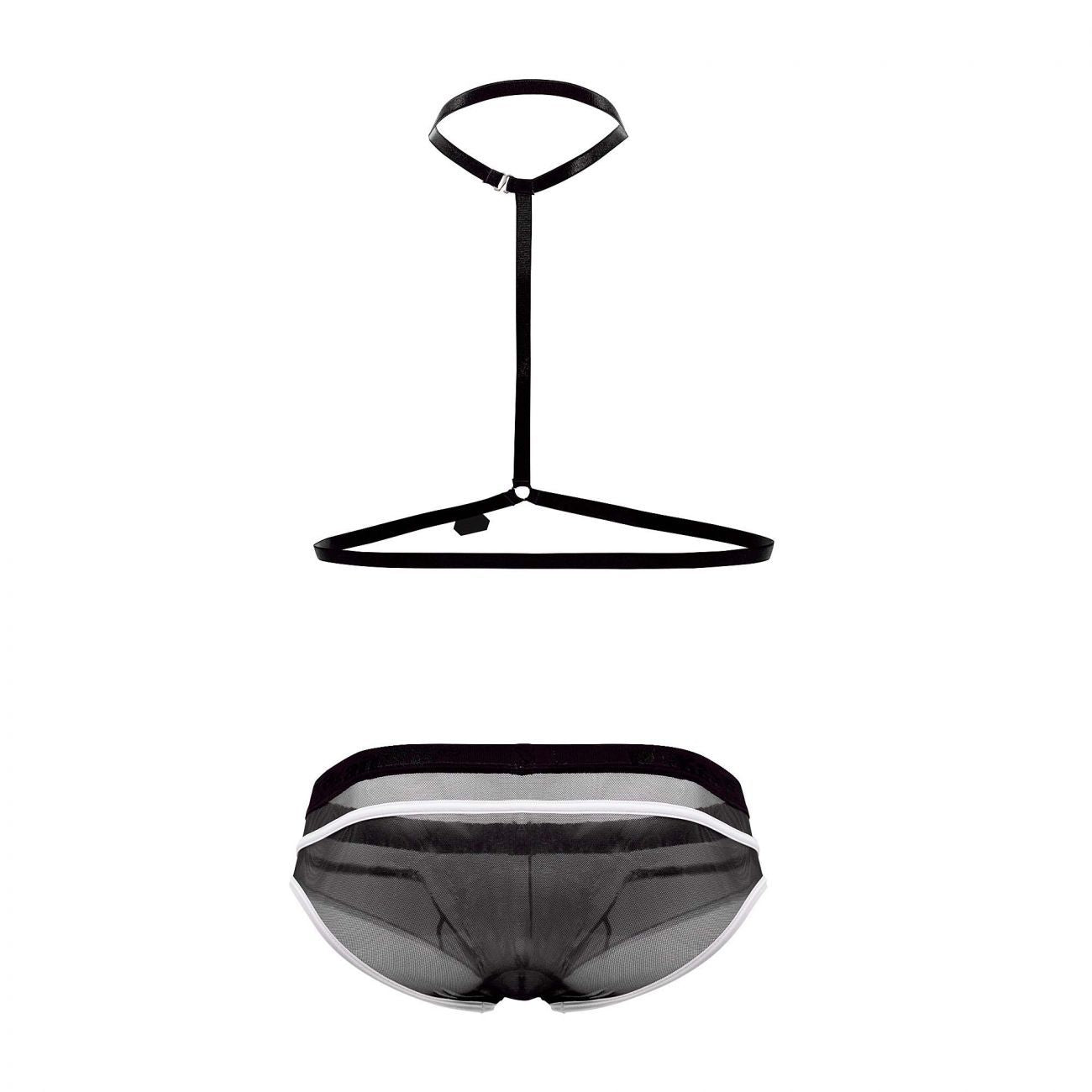 Pikante 0495 Hot Harness Briefs Black