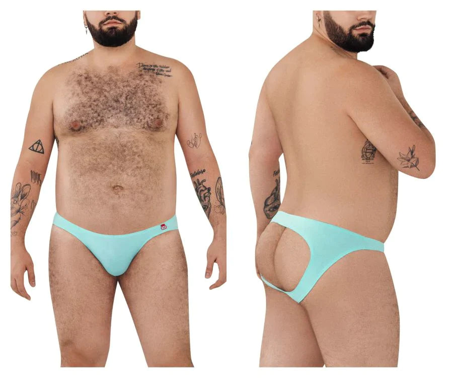 Pikante 0979X Angola Jockstrap Light Blue Plus Sizes