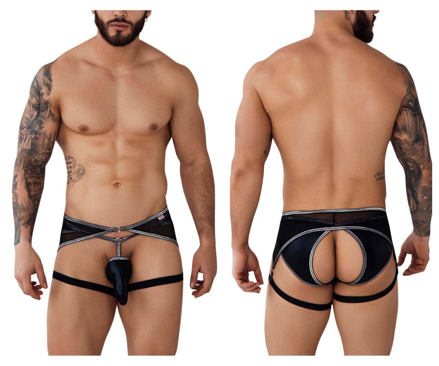 Pikante 0987 Abuya Garter Jockstrap Black