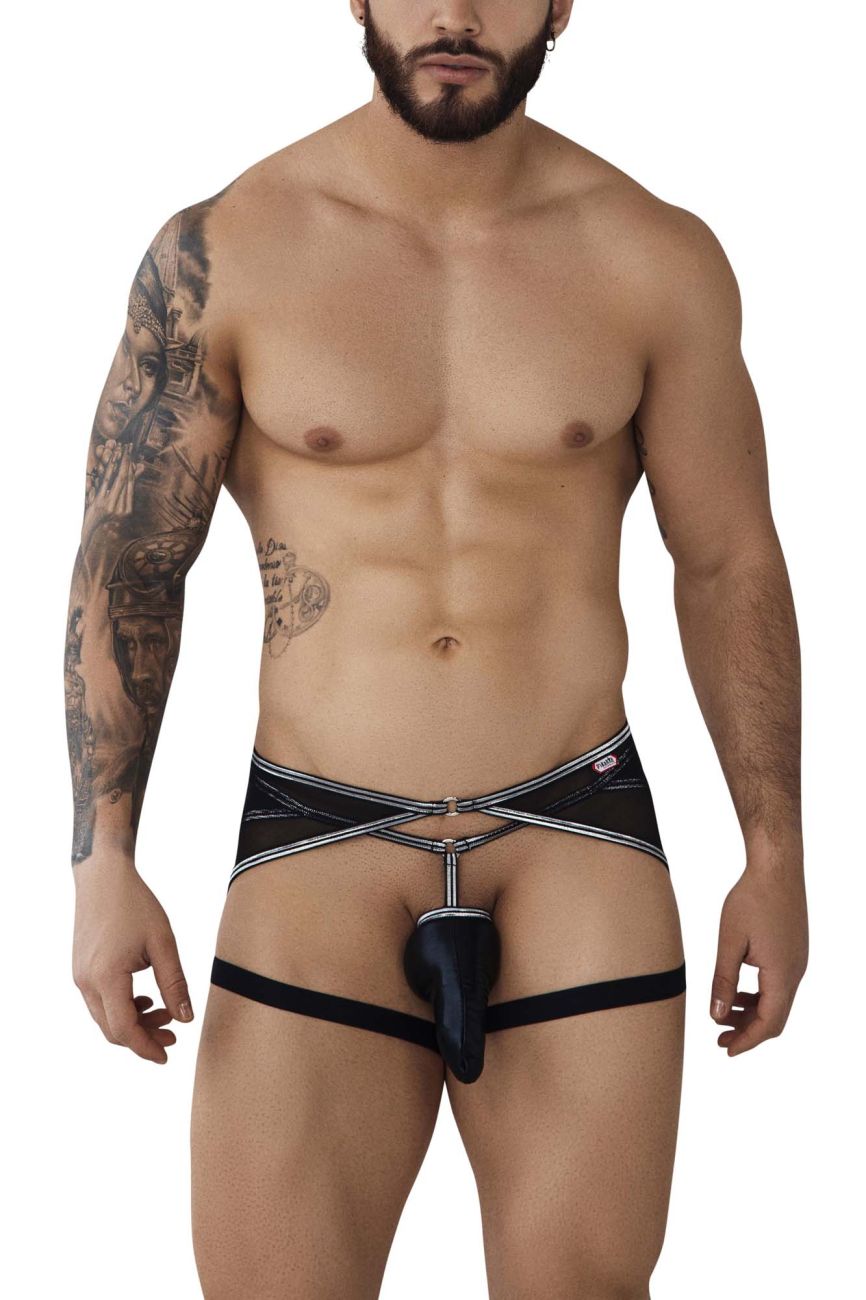 Pikante 0987 Abuya Garter Jockstrap Black