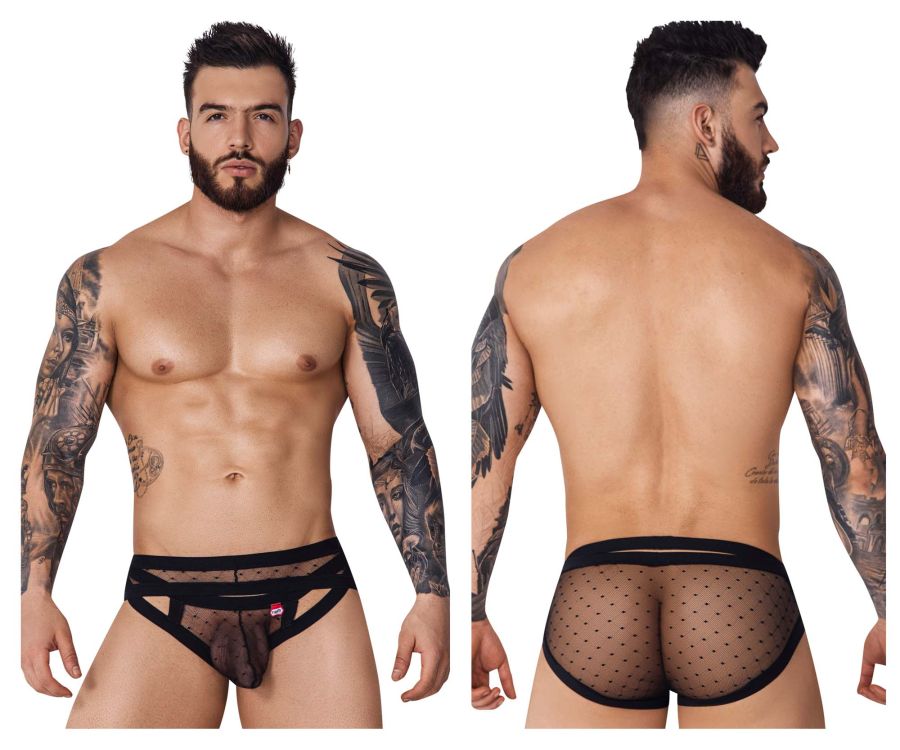 Pikante 1093 Oomph Mesh Briefs Black