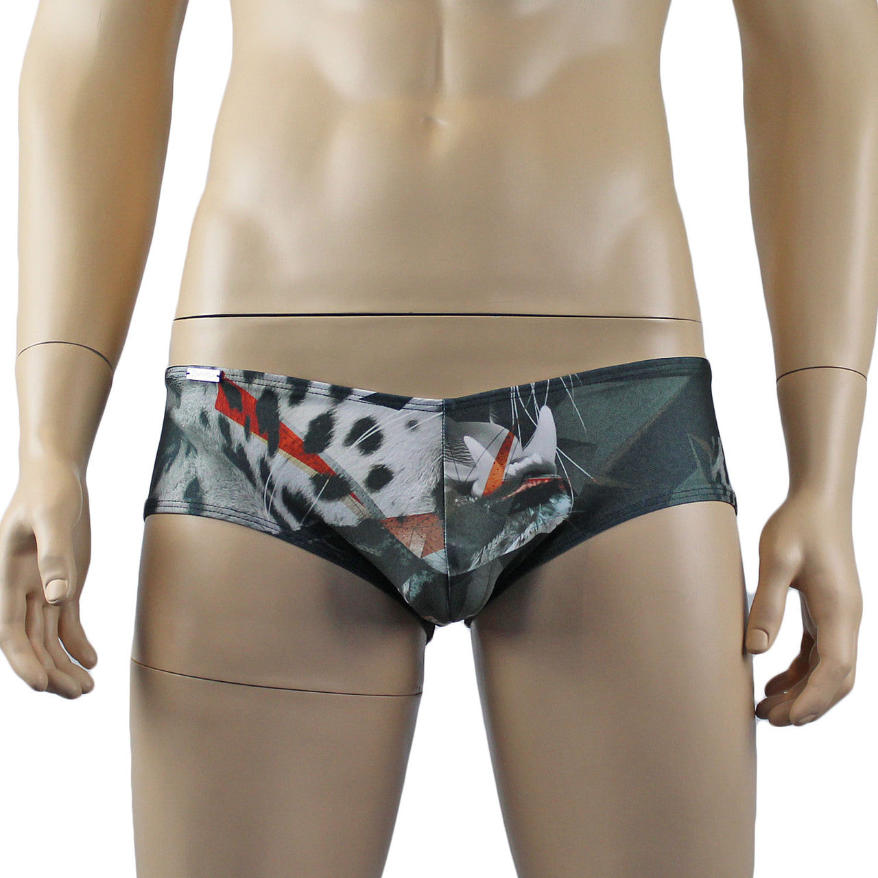 Mens Abstracts Tiger Mini Boxers Shorts