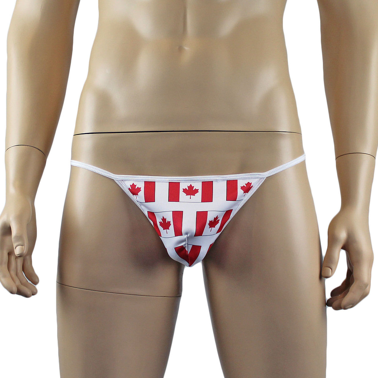 Mens Canadian Flag Pouch G string