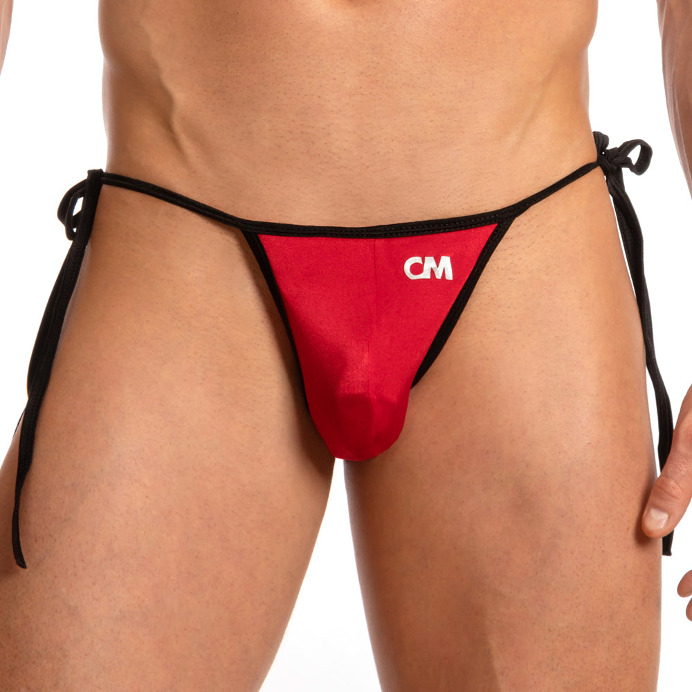 Cover Male CMI040 Colour Chords Brazilian Back String Bikini Mens Underwear