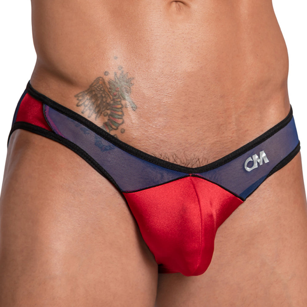 Cover Male CMI056 Half Mesh Bikini Brief Mens Underwear