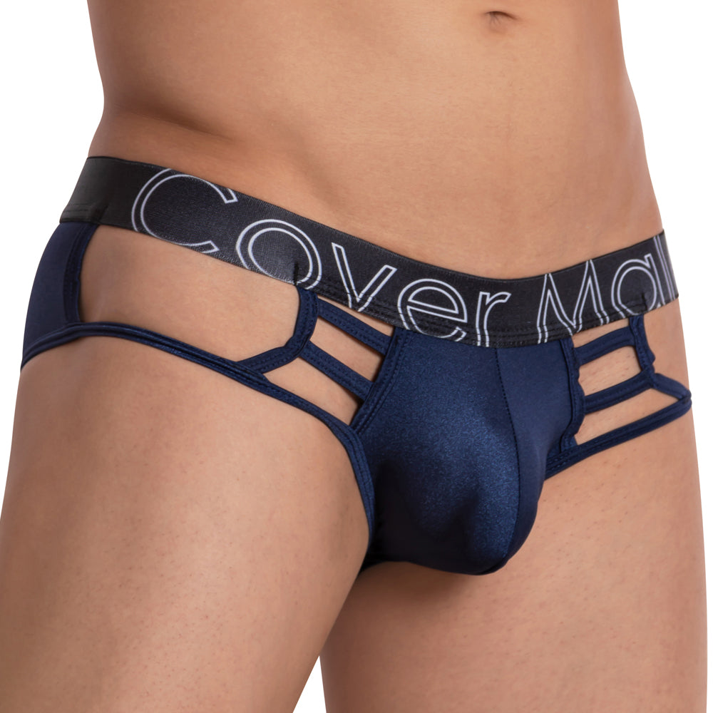 Cover Male CMJ034 Open Abstract Low Rise Spandex Brief Mens Underwear