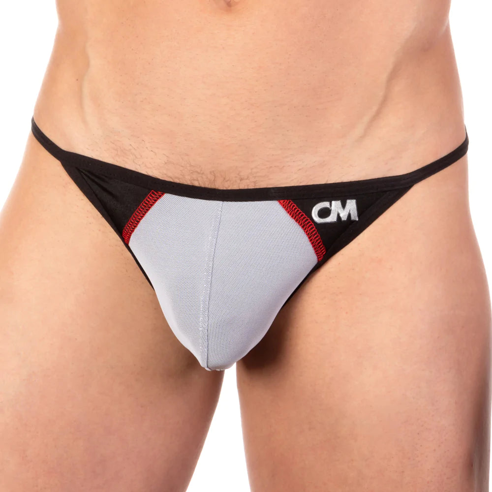 Cover Male CML017 Beach Colour Block Pouch G-String Mens Underwear