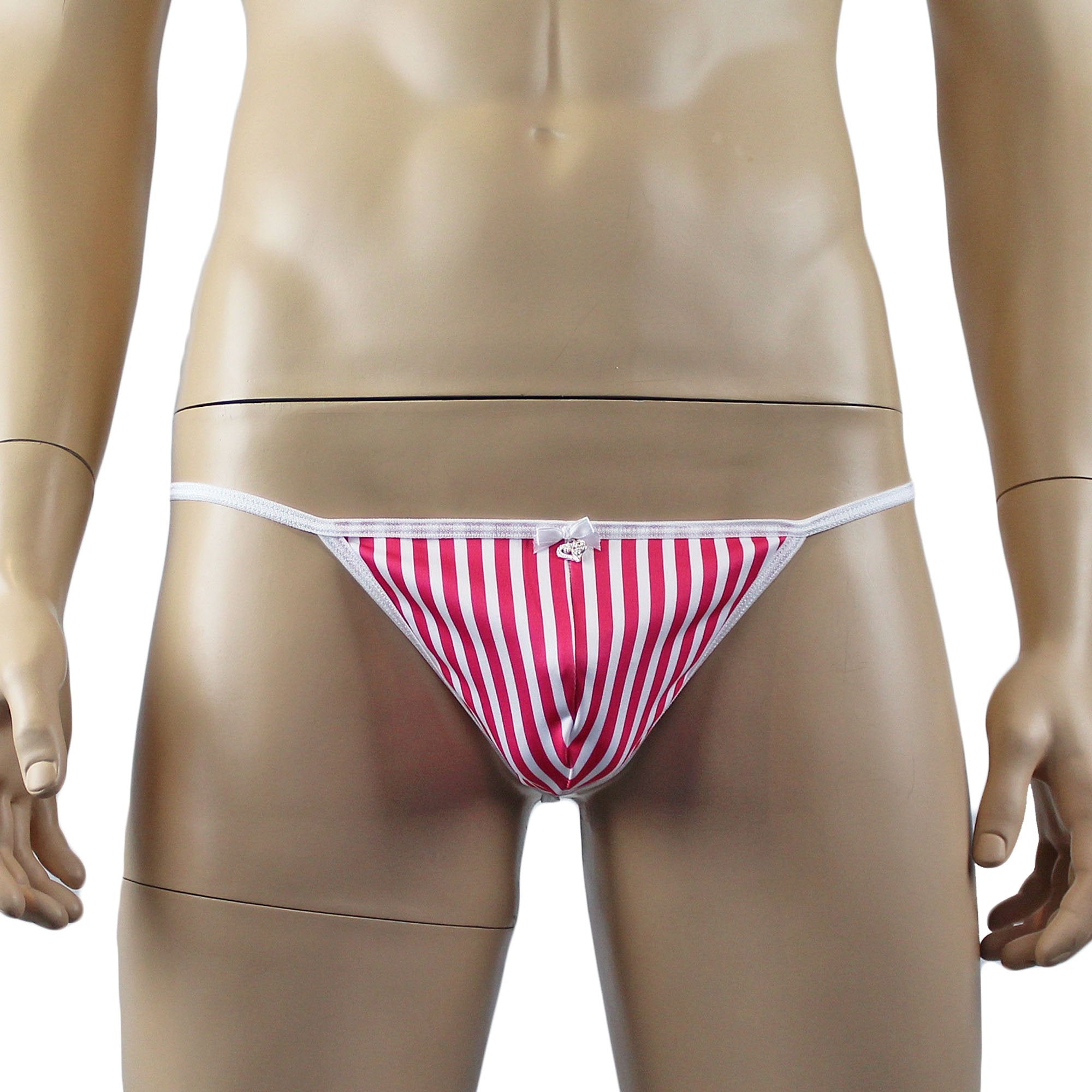 Candy Stripes Christmas Mens G string Pouch Xmas Underwear