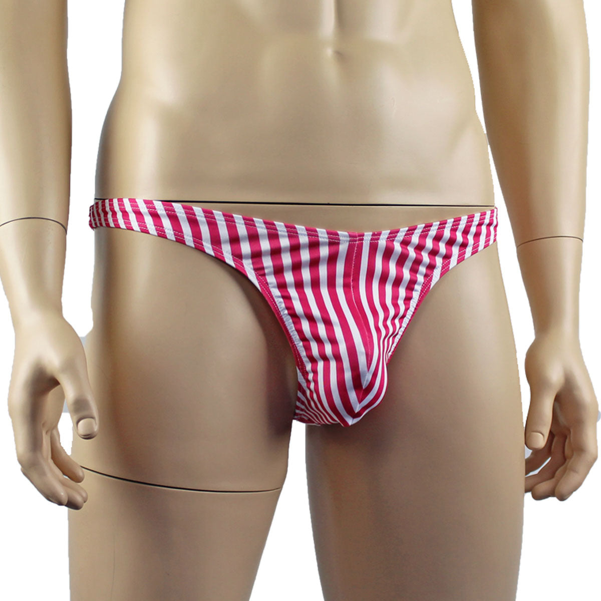 Candy Stripes Christmas Mens G string Thong Xmas Underwear