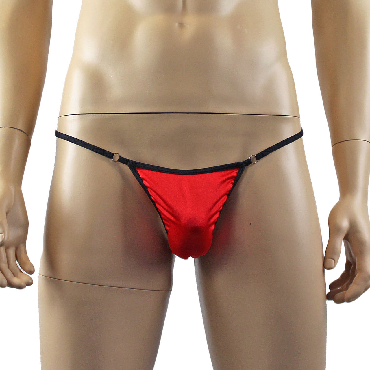 Mens Max Sexy and Cute Mini Pouch Front G string Red