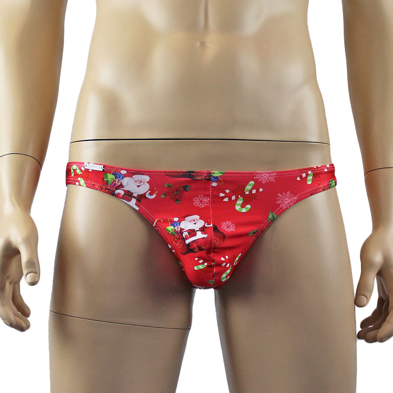 Mens Christmas Santa G string Thong