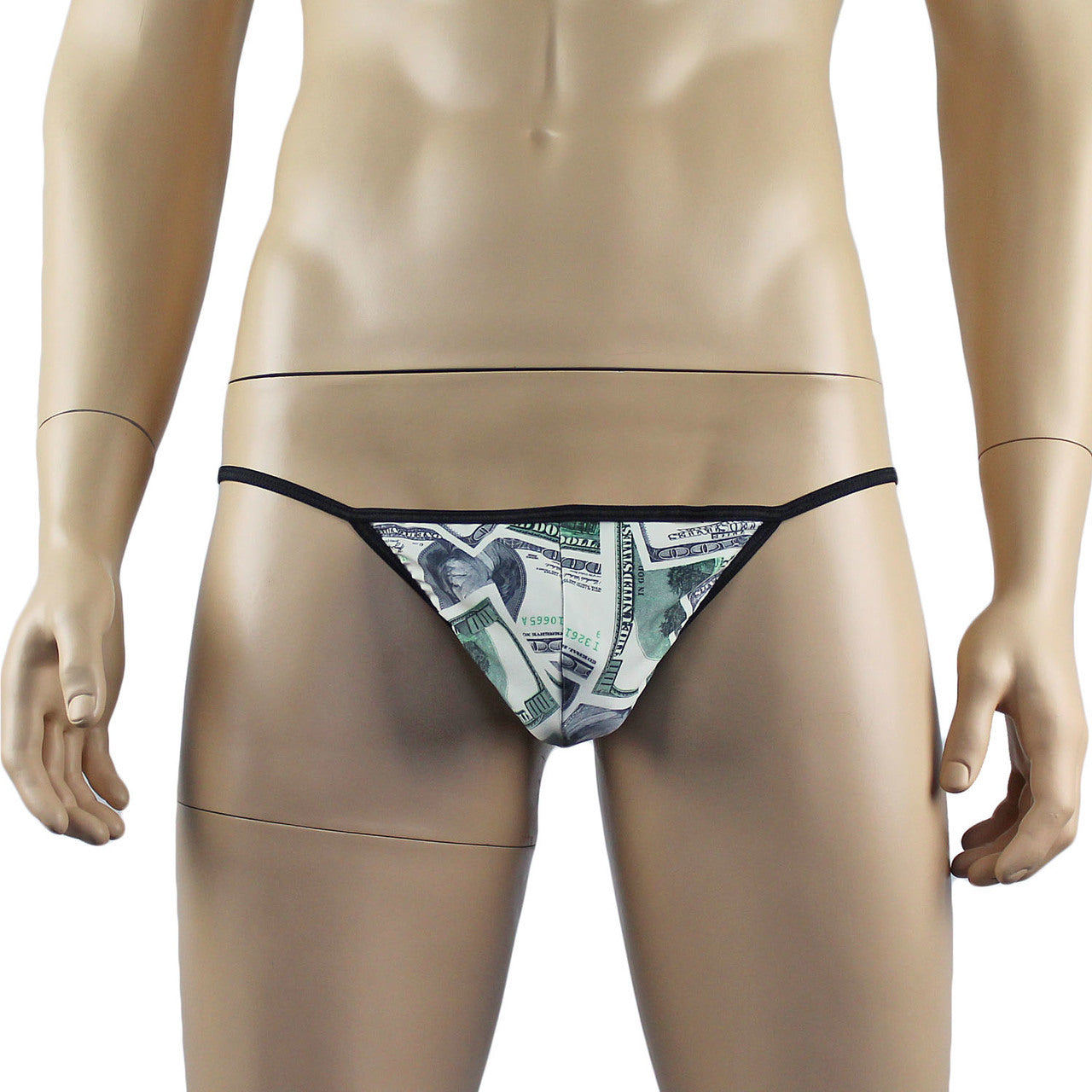 Mens US $100 Dollar Pouch G string