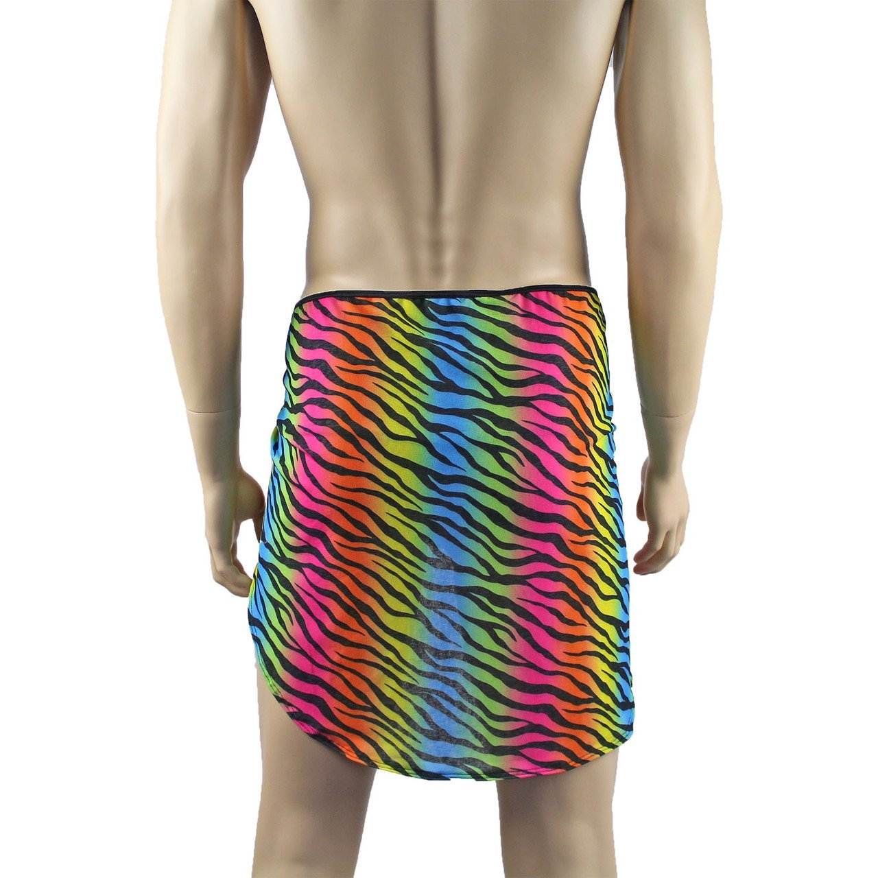 Mens Zebra Gay Pride Festival Sarong, Loin Cloth & G string